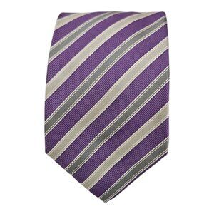 CALABRESE Purple Striped Silk Tie ITALY 61"/ 3.5" EC